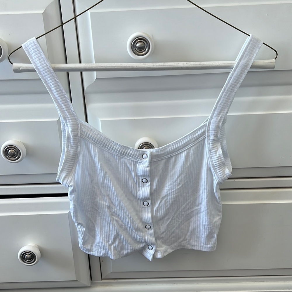 Pacsun White crop top